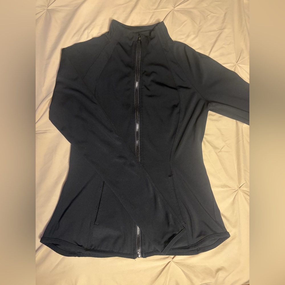 Yogalicious Black Full-Zip Top